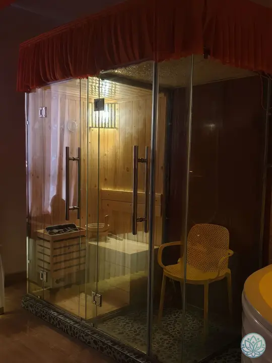 건식 사우나 시설 전경