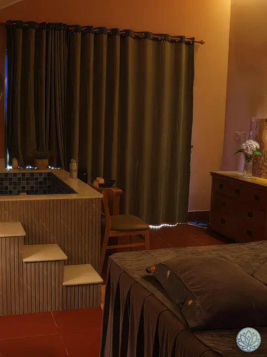 프엉띰 마사지의 룸 내부 전경