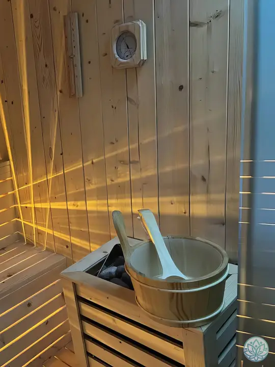 사우나실 내부