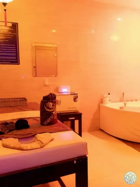 아늑한 스파 내부