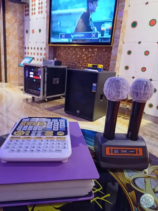 노래방 기기와 마이크