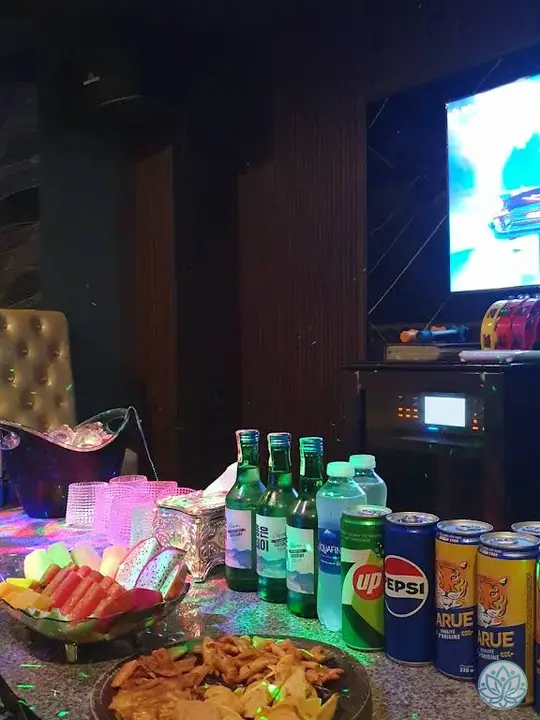 주류가 세팅된 모습