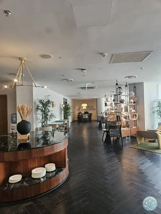 모던한 실내 라운지