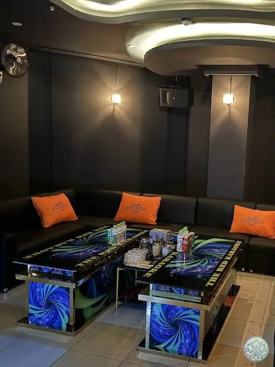 쇼파와 베게가 놓여진 룸