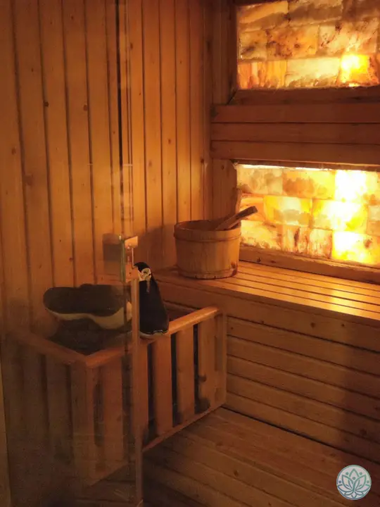 사우나 시설 내부 모습