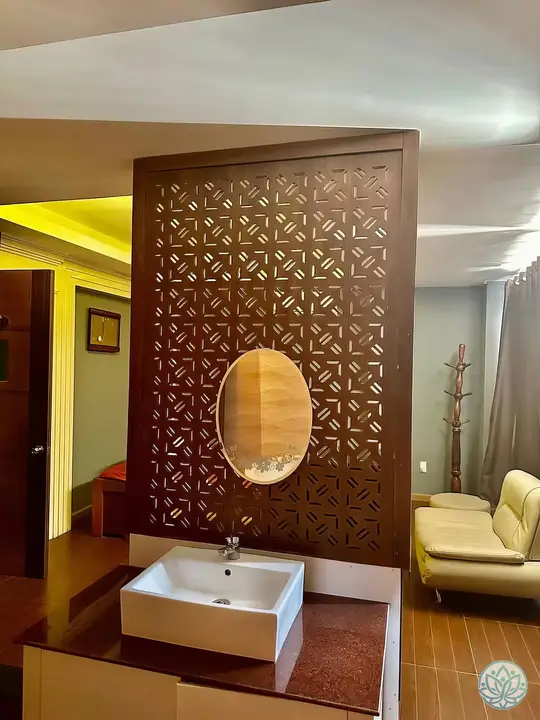 아늑한 분위기의 고객 대기실