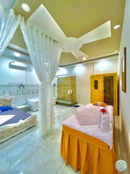 사우나 시설을 갖춘 룸