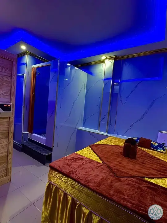 실내 사우나가 구비된 룸