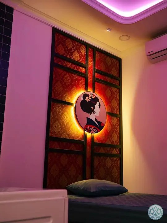 다른 각도에서 본 일본풍 룸의 전경